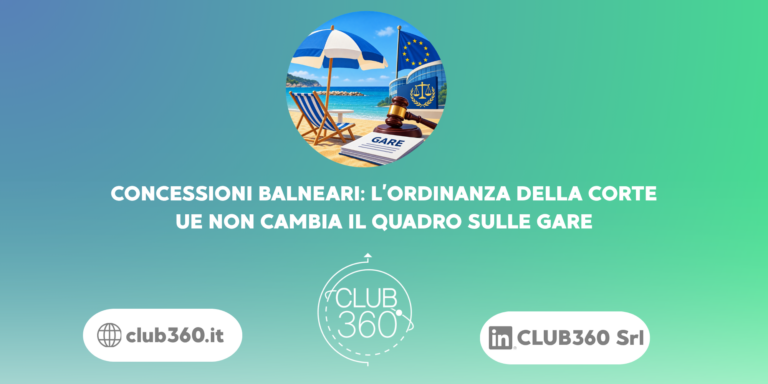 Concessioni balneari: l’ordinanza della Corte UE non cambia il quadro sulle gare