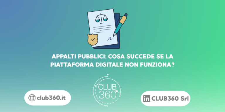 Appalti pubblici: cosa succede se la piattaforma digitale non funziona?
