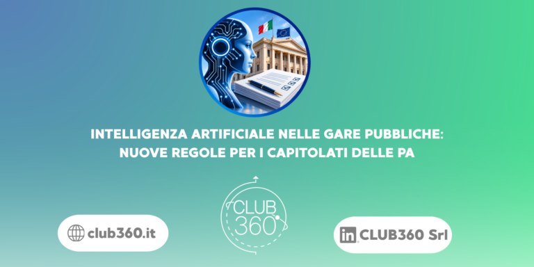Intelligenza artificiale nelle gare pubbliche: nuove regole per i capitolati delle PA