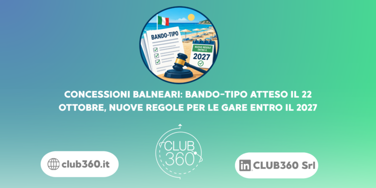 Concessioni balneari: bando-tipo atteso il 22 ottobre, nuove regole per le gare entro il 2027